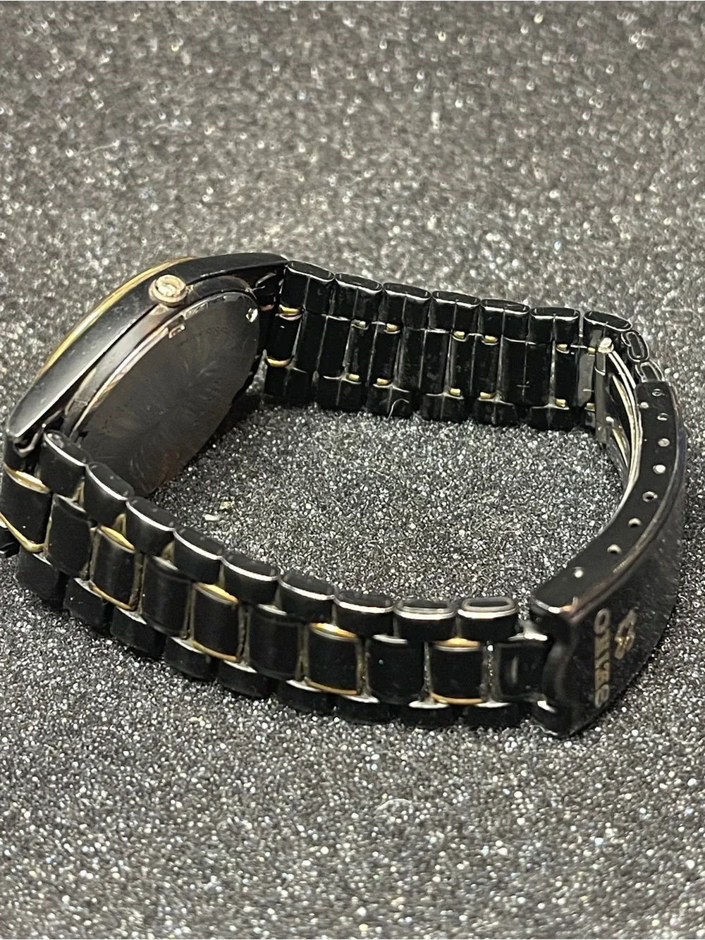 Seiko Two-Tone Gold & Black Men’s Dress Watch